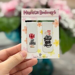 Pack of 2 Magnetic Bookmarks Wedding Souvenir Birthday Giveaways Sublimation Mag